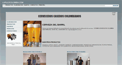 Desktop Screenshot of lupulocolombia.com